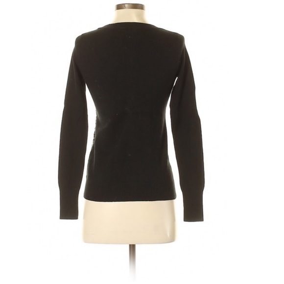 Express Black Sequin Pullover Sweater Top XS - Picture 3 of 3